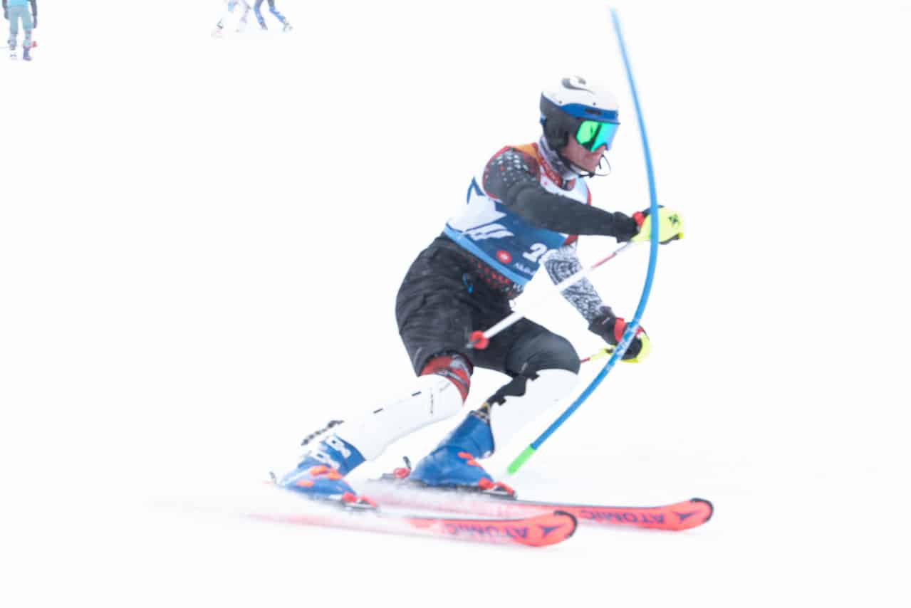 Scott Shawyer skiing